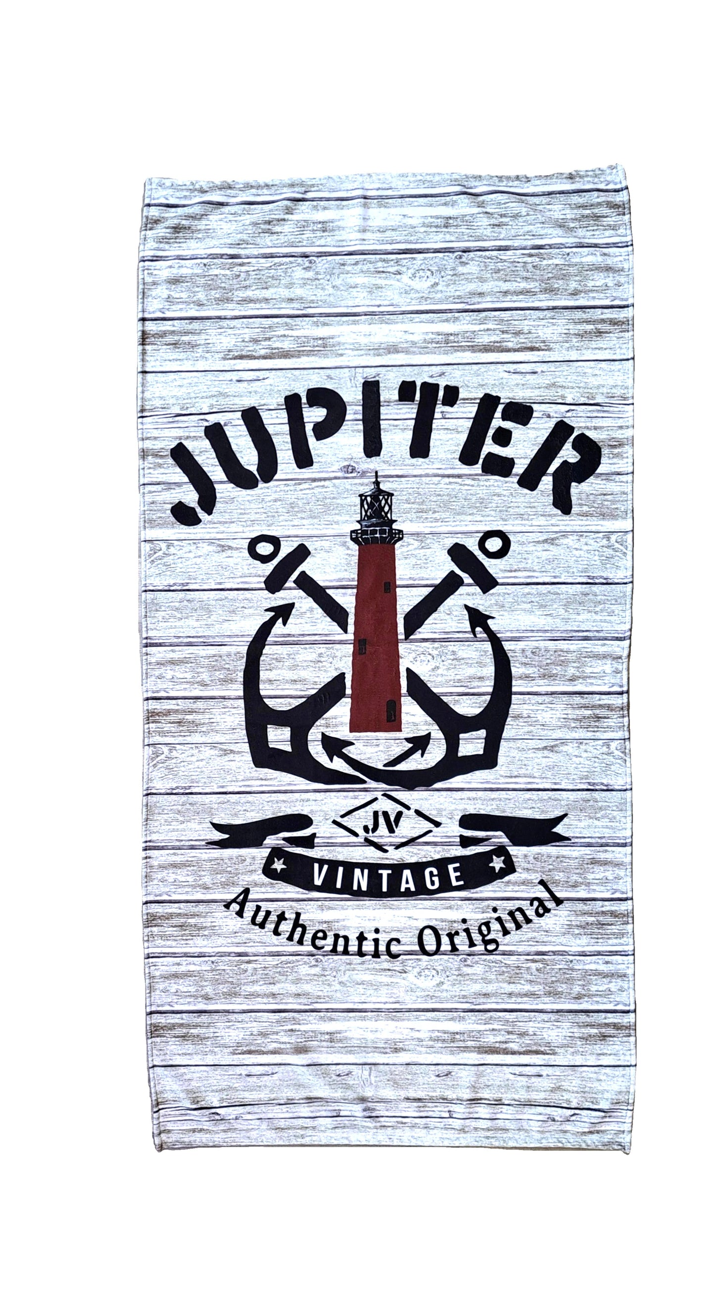 Anchor Lighthouse - Beach Towel