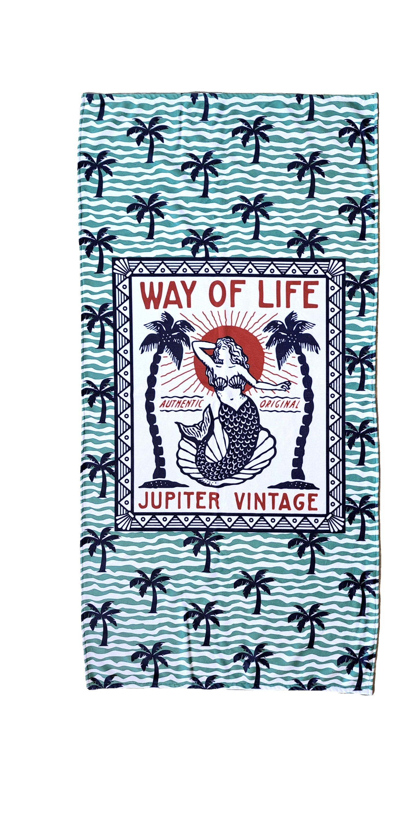 Way Of Life Mermaid - Beach Towel
