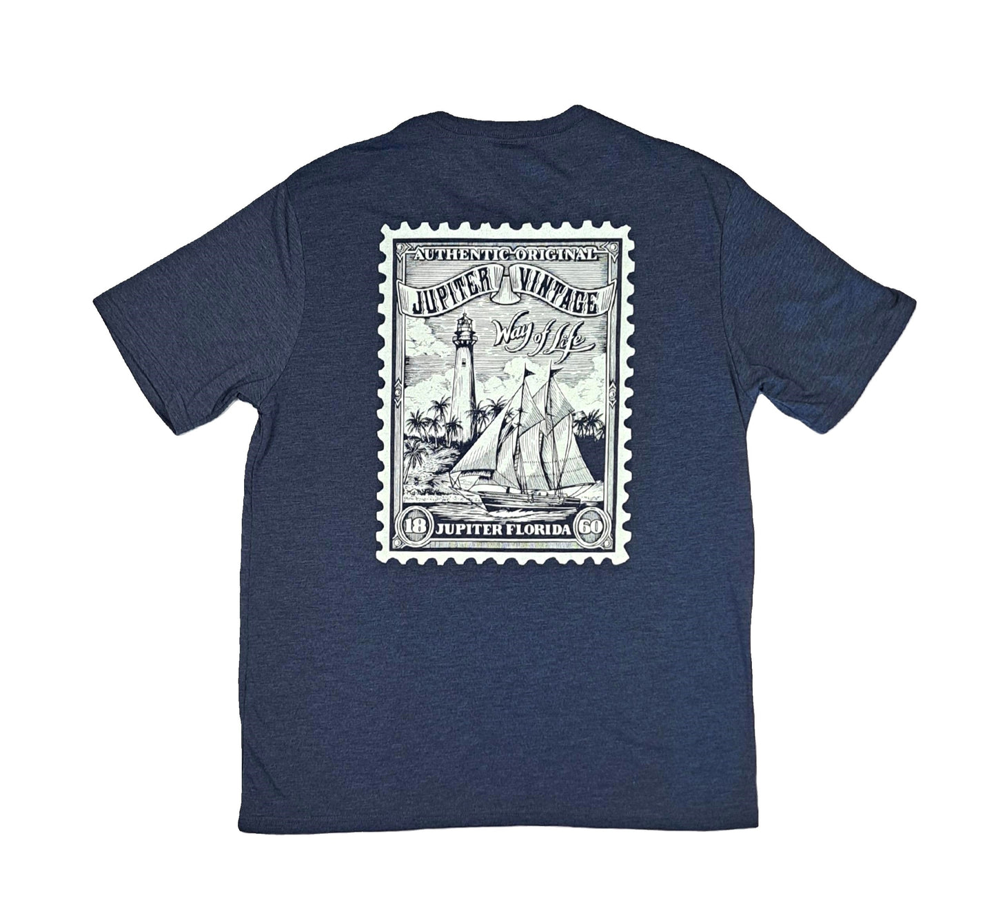 Vintage Stamp - Navy Frost