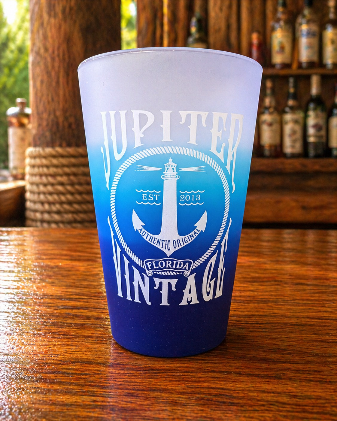 Jupiter Vintage Logo - Blizzard - 16oz Silipint