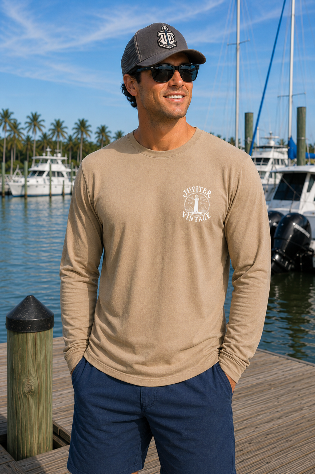 Jupiter Florida Octopus - Dry Fit - Coyote Brown