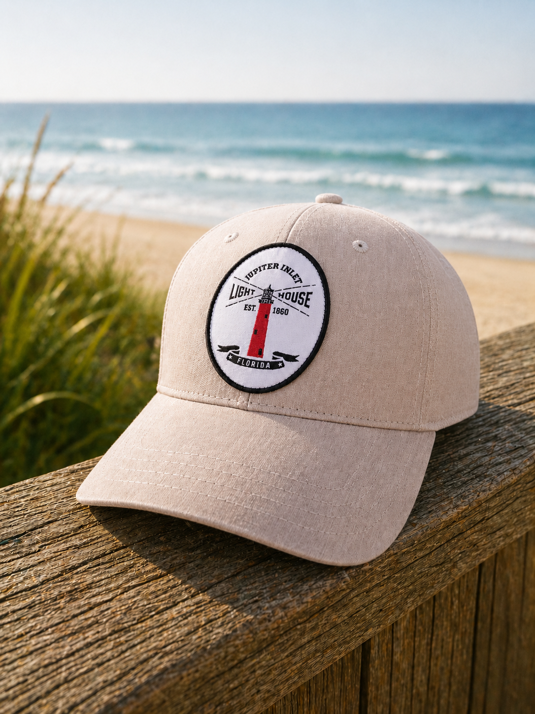 Jupiter Lighthouse - Tritech Fabric - Heather Grey