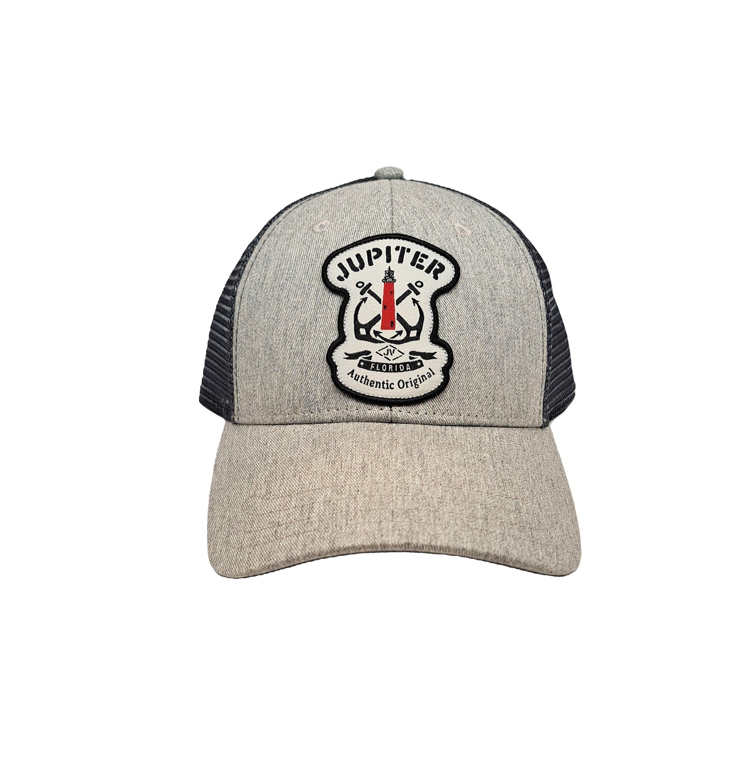 Anchor Lighthouse - Grey Heather Twill