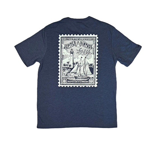 Vintage Stamp - Navy Frost