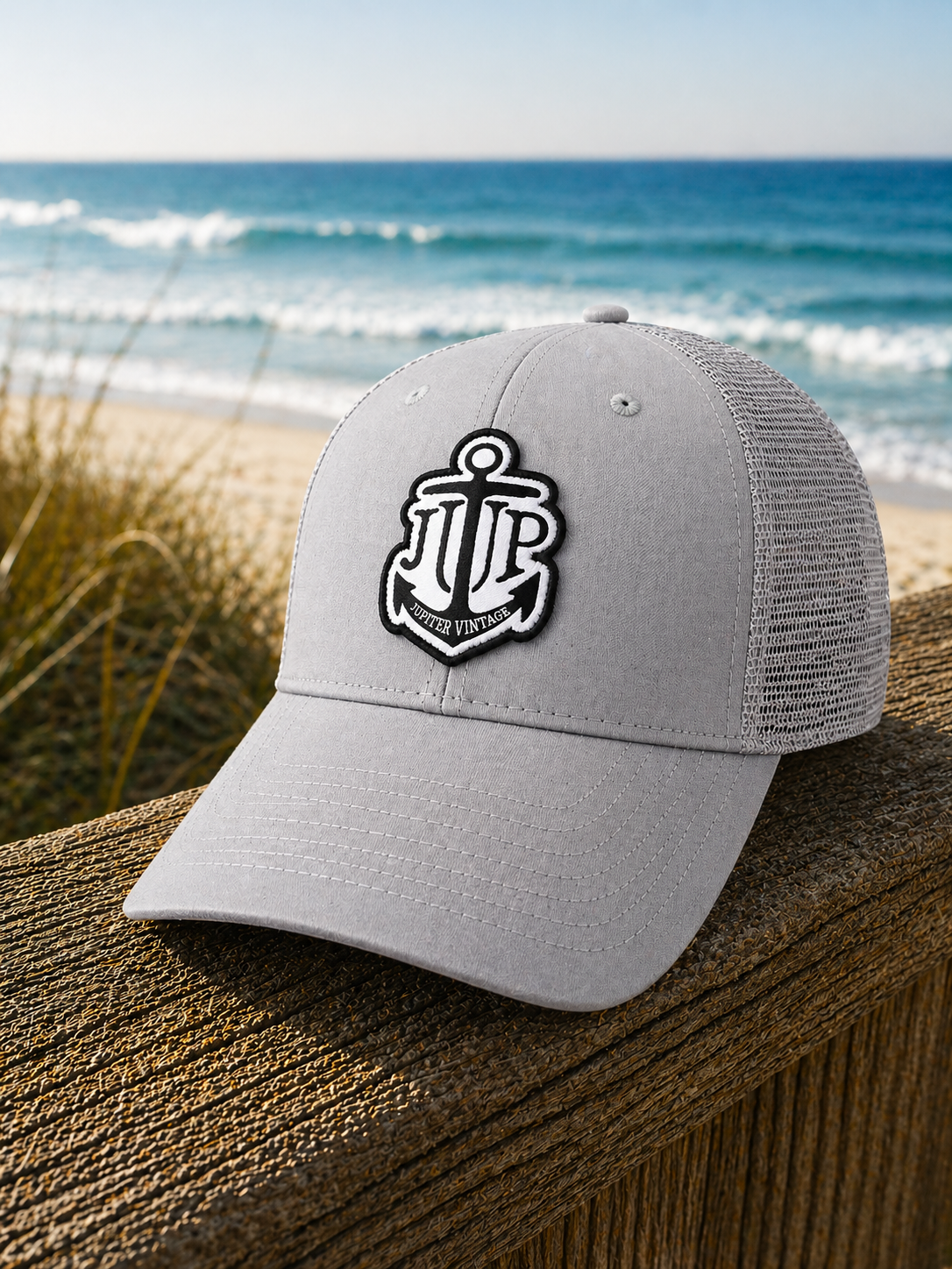 Jup Anchor - Tritech Fabric - Mesh Back - Heather Grey