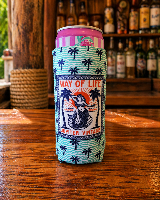 Way Of Life Mermaid Koozie - Slim Can
