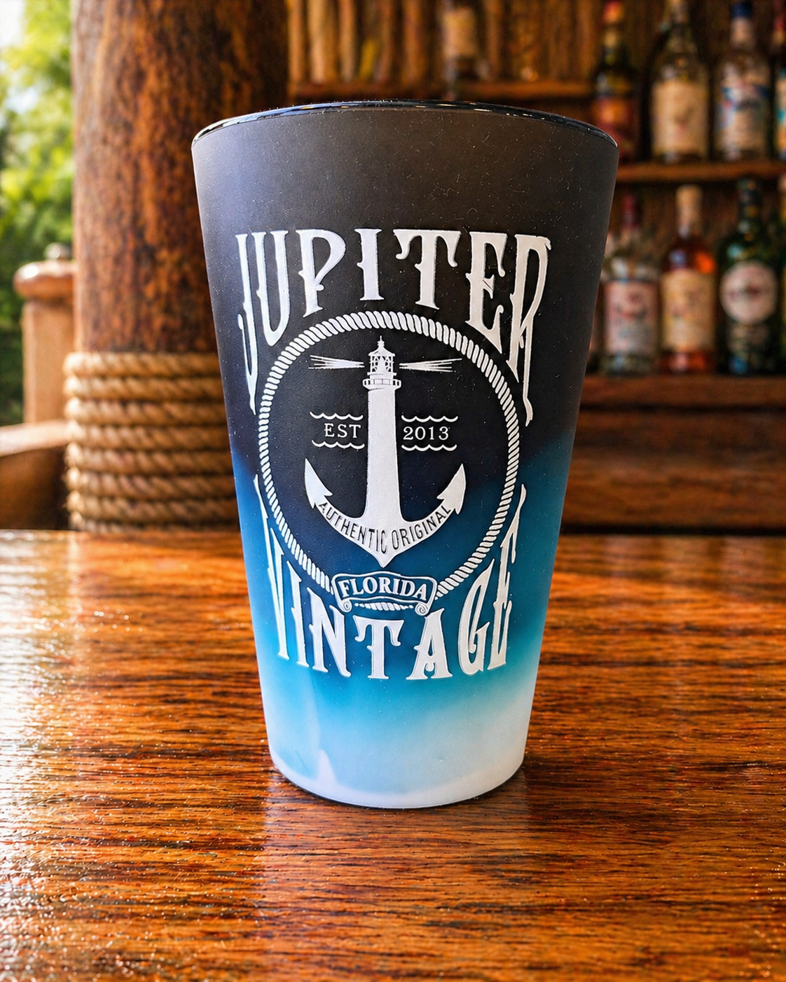 Jupiter Vintage Logo - Moonbeam - 16oz Silipint