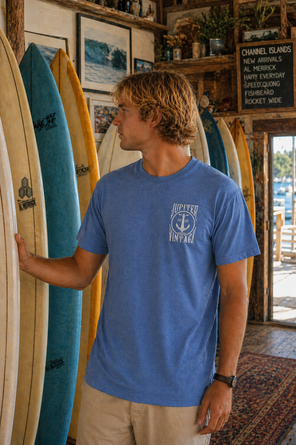 Jupiter Florida Surfer Sign - Royal Frost