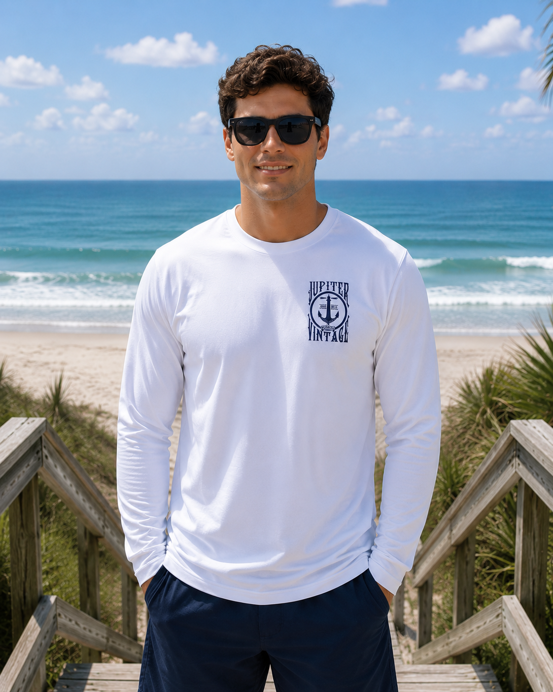 Vintage Sailfish - Dry Fit - White