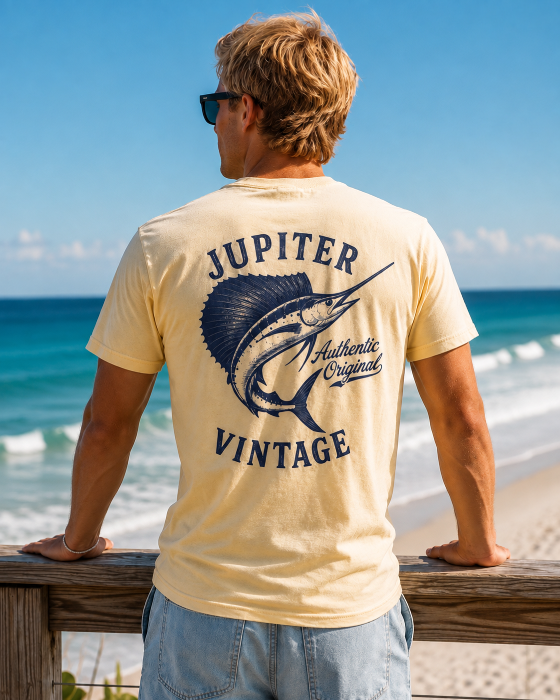 Vintage Sailfish - Soft Yellow
