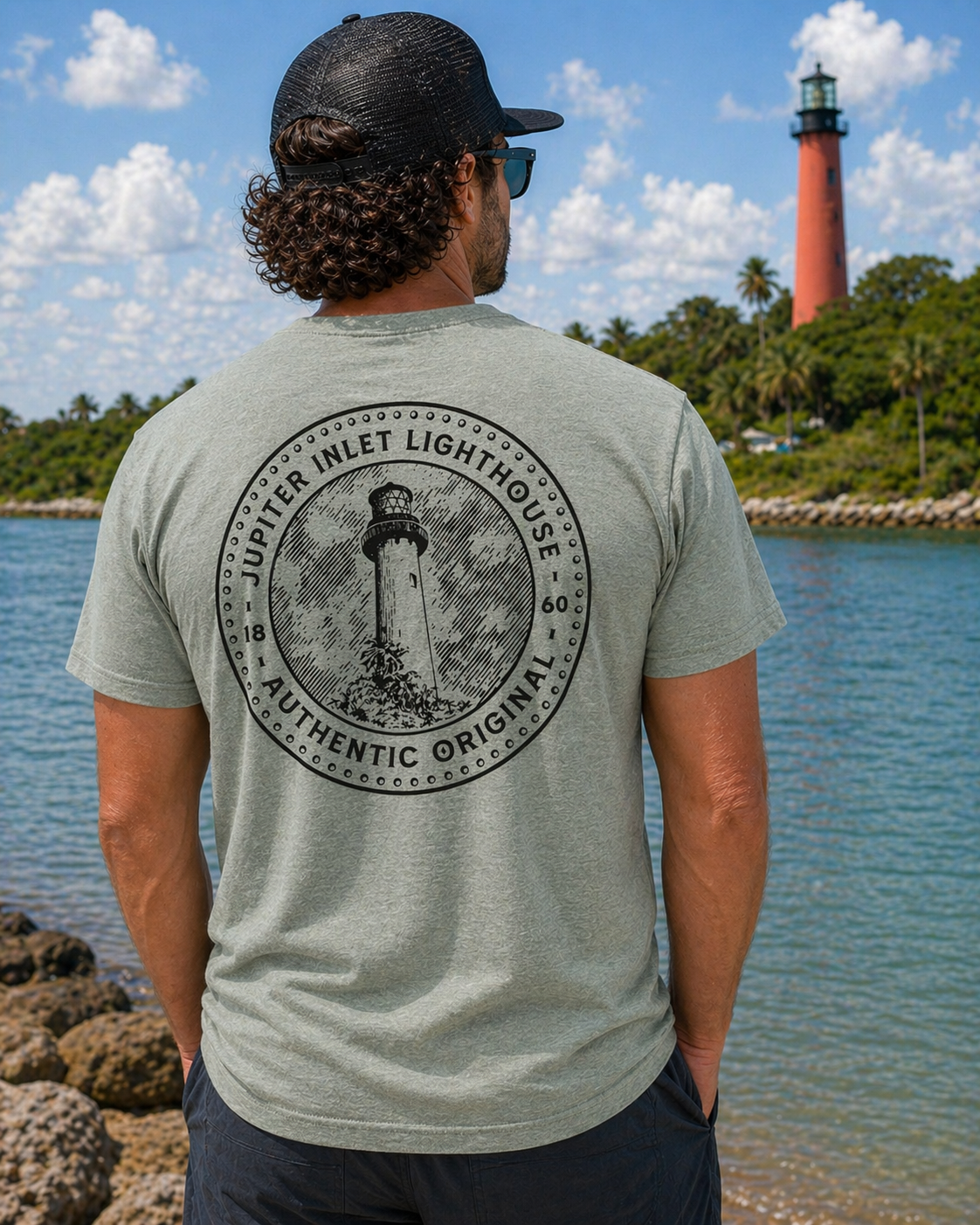 Jupiter Inlet Lighthouse - Heather Dusty Sage