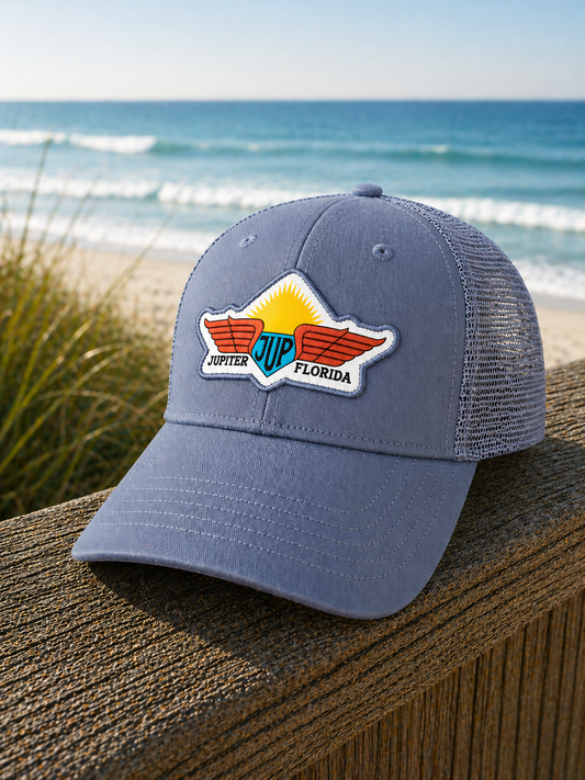 JUP Florida Sunrise - Mesh Back - Slate Twill
