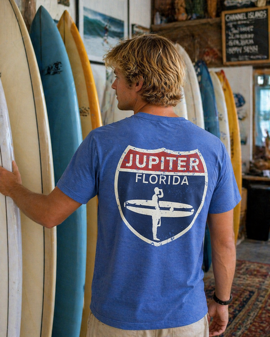 Jupiter Florida Surfer Sign - Royal Frost
