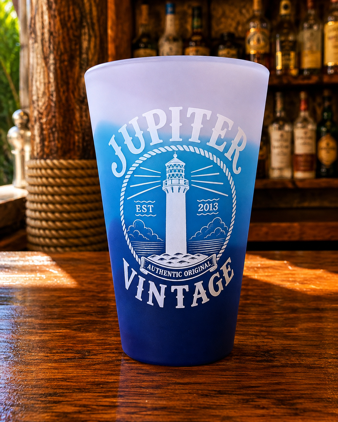 Jupiter Vintage Logo - Blizzard - 16oz Silipint