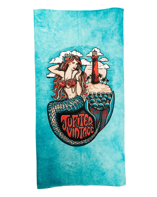 Vintage Mermaid - Beach Towel